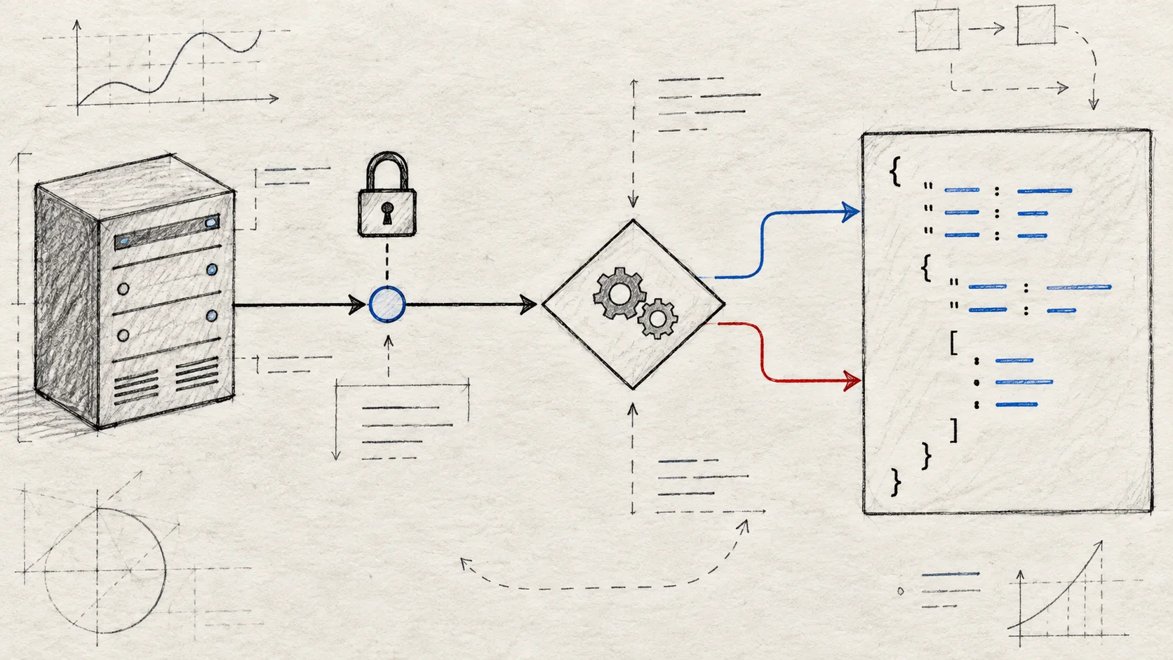 Server-side Jev AI API request and structured response flow