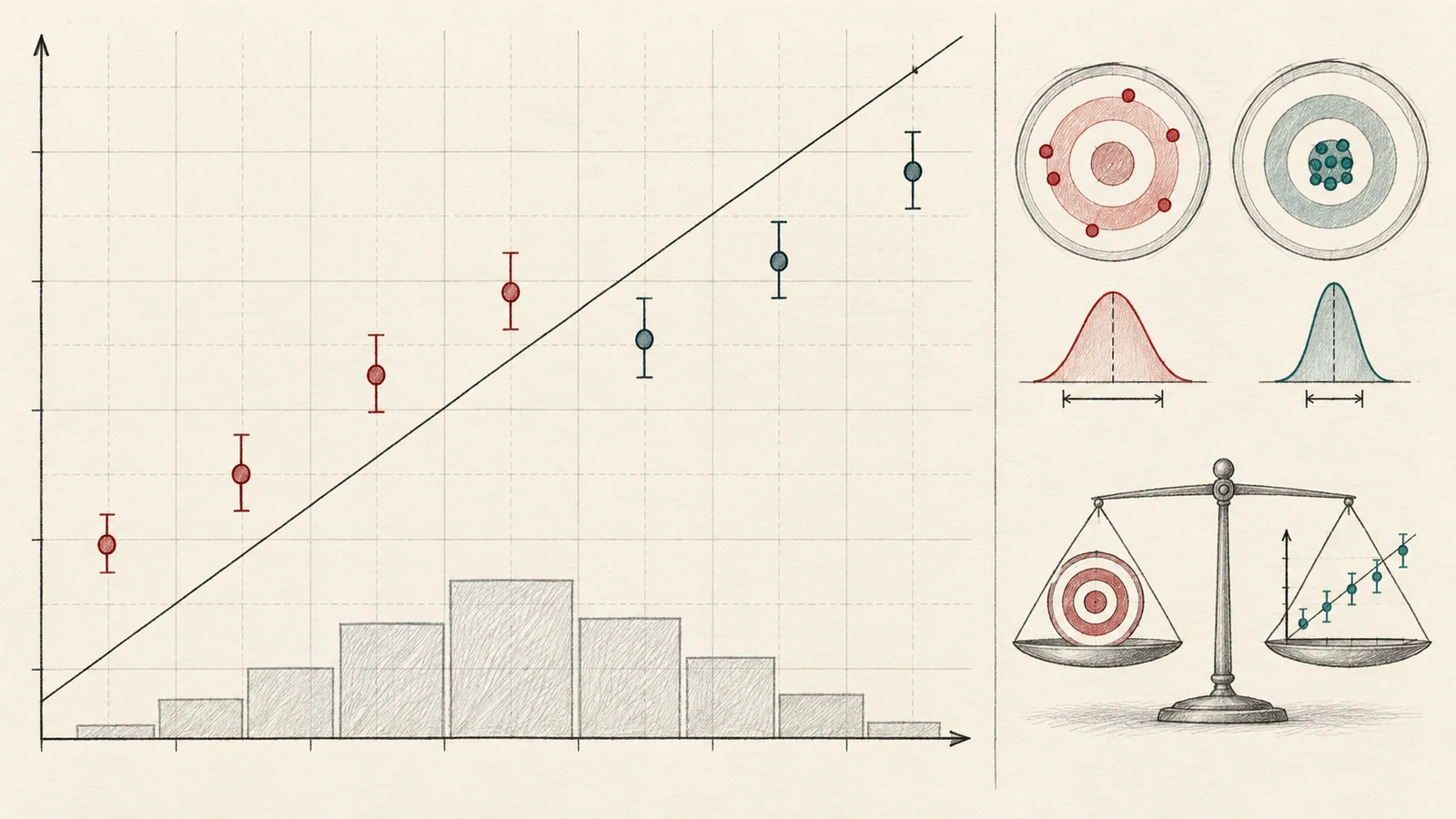 Reliability diagram showing confidence calibration
